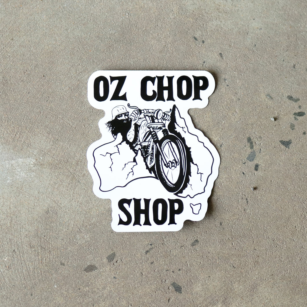 Oz Chop Australia Sticker