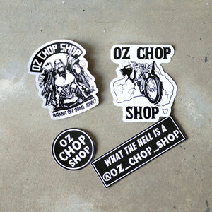 Oz Chop Shop Round Sticker