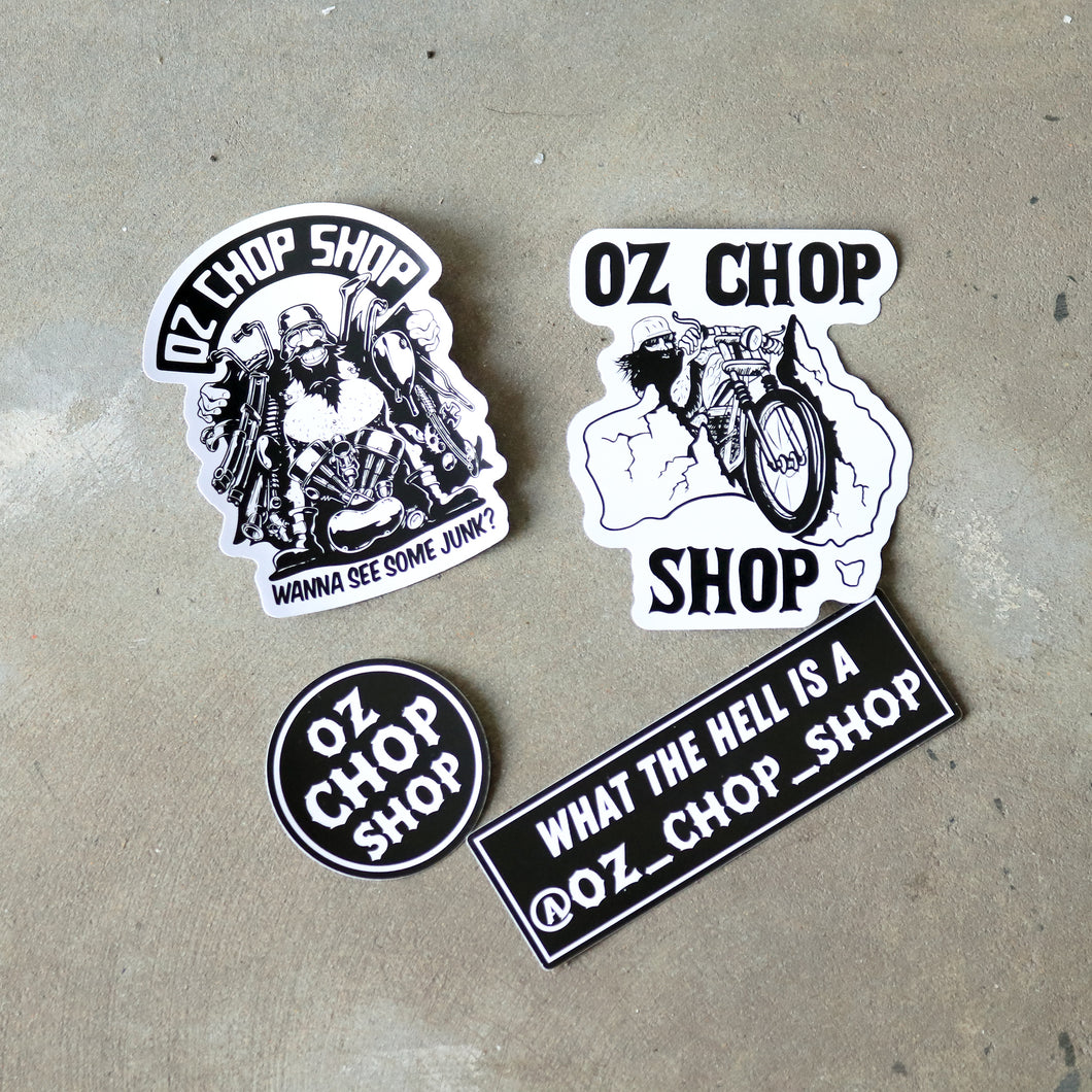 Oz Chop Sticker Pack